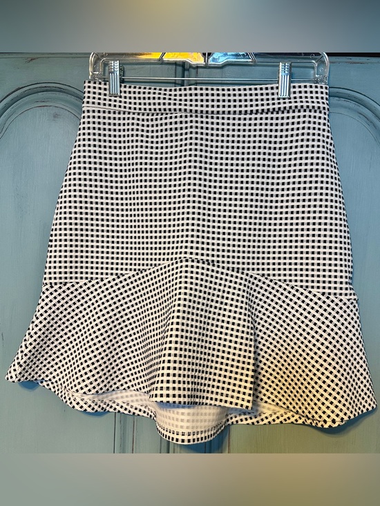 Banana Republic Dresses & Skirts - Banana Republic Black and White Gingham Flared Skirt